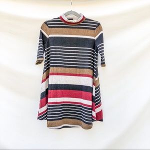 NWOT striped sweater mini dress